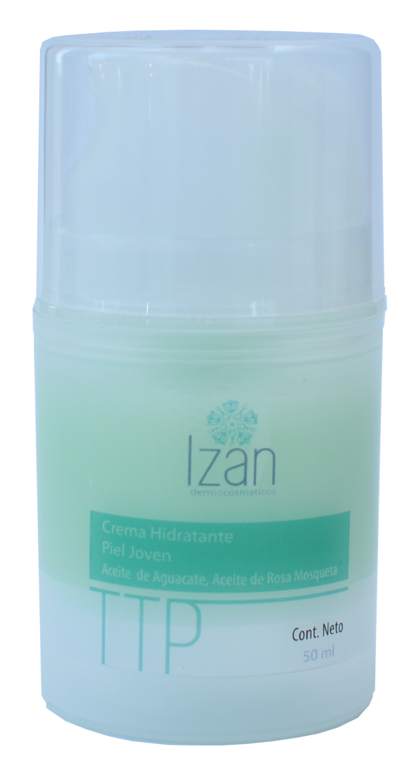 Crema hidratante piel joven IZAN Dermocosméticos productos